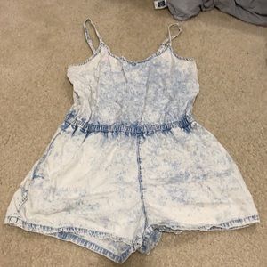 Jean romper size small